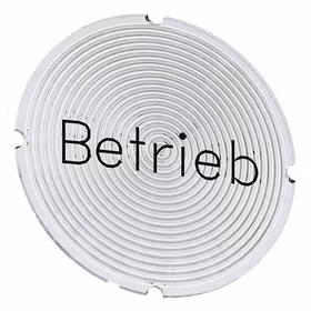 西门子 铭板适用于发光按钮,圆形,乳白色,带黑色文字,带标记：运行；3SU19000AB710AP0