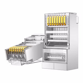 绿联UGREEN 六类屏蔽水晶头 20333 10个/包