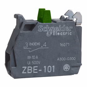 施耐德电气 触点模块 1NO；ZBE101