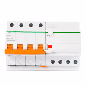 施耐德电气 EA9R,漏电保护断路器,4P,C63A/30mA/A类；EA9RN4C6330CA