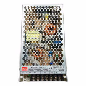 明纬 100W单组输出带PFC功能电源供应器,24台/箱；RSP-100-24