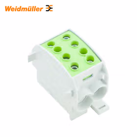 魏德米勒 W系列,接线板,额定横截面:螺钉联接,TS35；WPD 103 2X70/2X50 GN