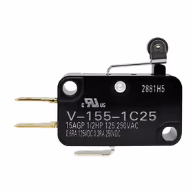 欧姆龙 小型基本开关 微动开关；V-155-1C25 BY OMI