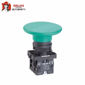 德力西电气 按钮开关；LAY5s-ER 绿 1NO(经济型&Phi;60蘑菇钮)