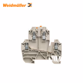 魏德米勒 电流测试端子,螺钉联接,2.5mm,690V,24A,可翻转,深褐；WDK 2.5/TR-DU