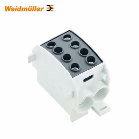 魏德米勒 W系列,接线板,额定横截面:螺钉联接,TS35；WPD 103 2X70/2X50 BK