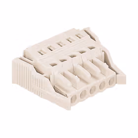 万可(WAGO) 孔型连接器,带有推压键和锁定卡；721-108/037-000