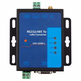 有人物联网 lora无线数传终端电台3500米传输距离lora/DTU串口服务器模块扩频点对点通讯USR-LG206-L-P