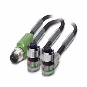 菲尼克斯 传感器/执行器电缆；SAC-3P-M12Y/2X3,0-PUR/M12FR2LB