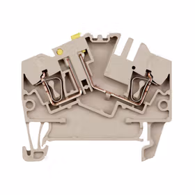 魏德米勒 流测试端子,弹片联接,2.5mm,400V,10A,可翻转,深褐；ZTR 2.5-2