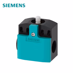 西门子 位置开关塑料外壳50mm设备连接2x(M20x1.5)1NO/2NC缓动触点具有先闭后断特性圆形撞针/特氟龙行程柱塞；3SE52420MC05