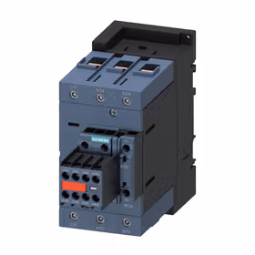 西门子 功率接触器,115A,55kW,2NO+2NC,230VAC,50Hz,3极,尺寸S3螺栓型端子连接辅助开关不可分；3RT20471AP043MA0