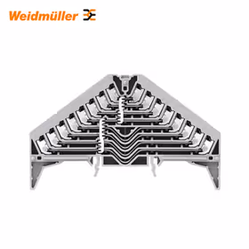 魏德米勒 P系列,电位分配器,额定横截面:1.5mm,层数:8,联接点数量:32,颜色:灰色；PPV 8 GR 35X15 DGR