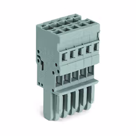 万可(WAGO) 1线孔型插头,4mm,额定电流32A,弹簧连接,6极；769-106