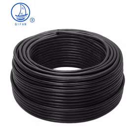 起帆电线电缆 DJYVP2*2*1聚乙烯绝缘对绞铜线编织总屏蔽聚氯乙烯护套计算机电缆 黑色100米【定制款】