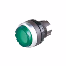 上海天逸电器 带灯凸头按钮头 绿色；LA42TD/G