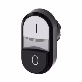 西门子 双按钮,22mm,塑料,白色:I,黑色：O,按钮,平和高；3SU10003BB610AK0