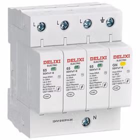 德力西电气 电涌保护器 DZ47sY-II 65kA 4P 385V；DZ47SY2654