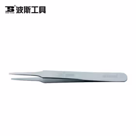 波斯 不锈钢宽头镊子 120X9X2mm；BS450902
