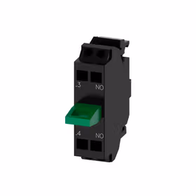 西门子 触点模块带1个开关元件,1S,镀金的触点,弹簧型端子连接,用于底部固定安装；3SU14002AA103LA0