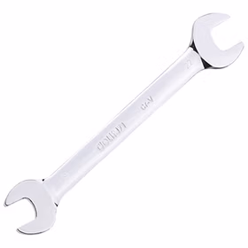 得力 镜面双开口扳手铬钒钢   19x22mm；DL33319