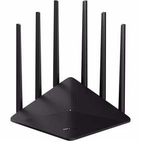 普联（TP-LINK）双千兆路由器 1900M无线 家用5G双频 WDR7660千兆易展 六信号放大器 高速路由WIFI穿墙IPv6