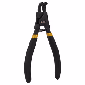 得力 德式外弯卡簧钳铬钒钢   5寸；DL20524