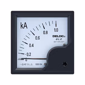 德力西电气 模拟指示电测量仪表；6L2 电流表 1000/5