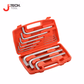 捷科(jetech) 13件组套球头镀铬加长内六角扳手1.5-19mm；BM-C13