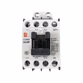 常熟开关 自带辅助型交流接触器 9A AC220/230V；CK3-09F/N510