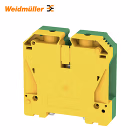 魏德米勒 接地型接线端子,螺钉联接,95mm,11400A(95mm),绿/黄；WPE 95N/120N