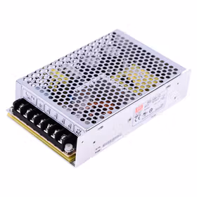 明纬 100W单组输出开关电源,24台/箱；RS-100-12