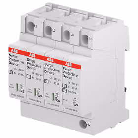 ABB 电涌保护器；OVR T2 3N 40-350 P QS