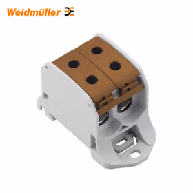 魏德米勒 W系列,接线板,端子导轨/安装板；WPD 230 2X50/2X50 BN