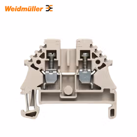 魏德米勒 直通型接线端子,螺钉联接,2.5mm,500V,24A,深褐；WDU 2.5N ZQV