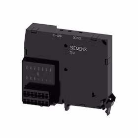 西门子 的电子模块IO-Link,黑色,8个输入端/输出端,可自由编程,默认设置6DI/2DQ,弹簧型接口（嵌入式）,用于底部固定安装；3SU14002HL106AA0