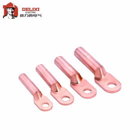 德力西电气 堵油型铜接线端子；DT-120铜接头 小头型 酸洗