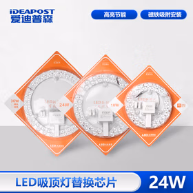 爱迪普森（IDEAPOST）WSMZ-24W led灯盘圆形灯管灯板 吸顶灯灯芯模组改造灯板