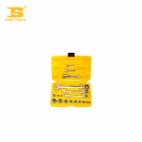 波斯 18件棘轮两用扳手组套；BS401118
