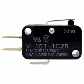 欧姆龙 小型基本开关 微动开关；V-151-1C25 BY OMI