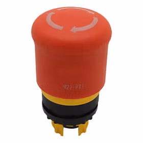 伊顿穆勒 按钮和指示灯附件，旋转复位急停按钮头；M22-PVT