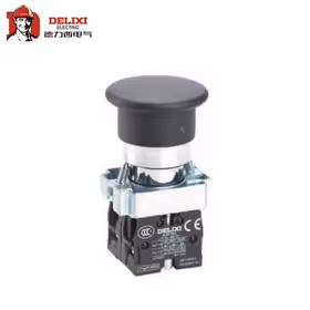 德力西电气 按钮开关头部；LAY5s-BC 红 钮头(标准型&Phi;40蘑菇钮)