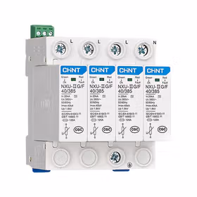 正泰 电涌保护器 NXU-IIG/F 100kA/320V 3P+N；710270800000290