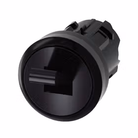 西门子 拨动开关,22mm,塑料,黑色,2个开关位置O-I,锁定；3SU10003EA100AA0
