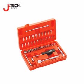 捷科(jetech) 41件6.3mm(1/4")公制综合套筒组套；SK1/4-41SP