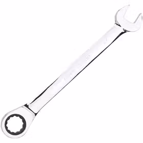 得力 镜面两用棘轮快扳   22mm；DL34122