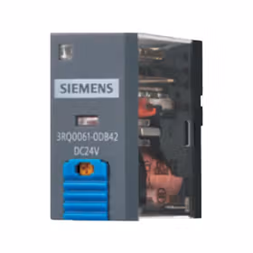 西门子 3RQ0系列 插拔针式继电器 纤薄款 DC48V 2CO 8A 带机械指示、LED和测试拨杆；3RQ00620DW42