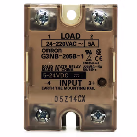 欧姆龙 固态继电器；G3NB-205B-1 DC5-24 BY OMZ/C