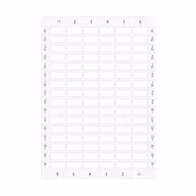 西门子 标记牌用于印刷和粘贴标牌支座上,标牌尺寸12.5x27mm,白色,无标记,用于自标记,5弧A4,480个标签；3SU19000BJ610AA0