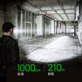 纳丽德（NEXTORCH）TA20战术手电筒1000流明强光 可充电爆闪EDC便携小手电